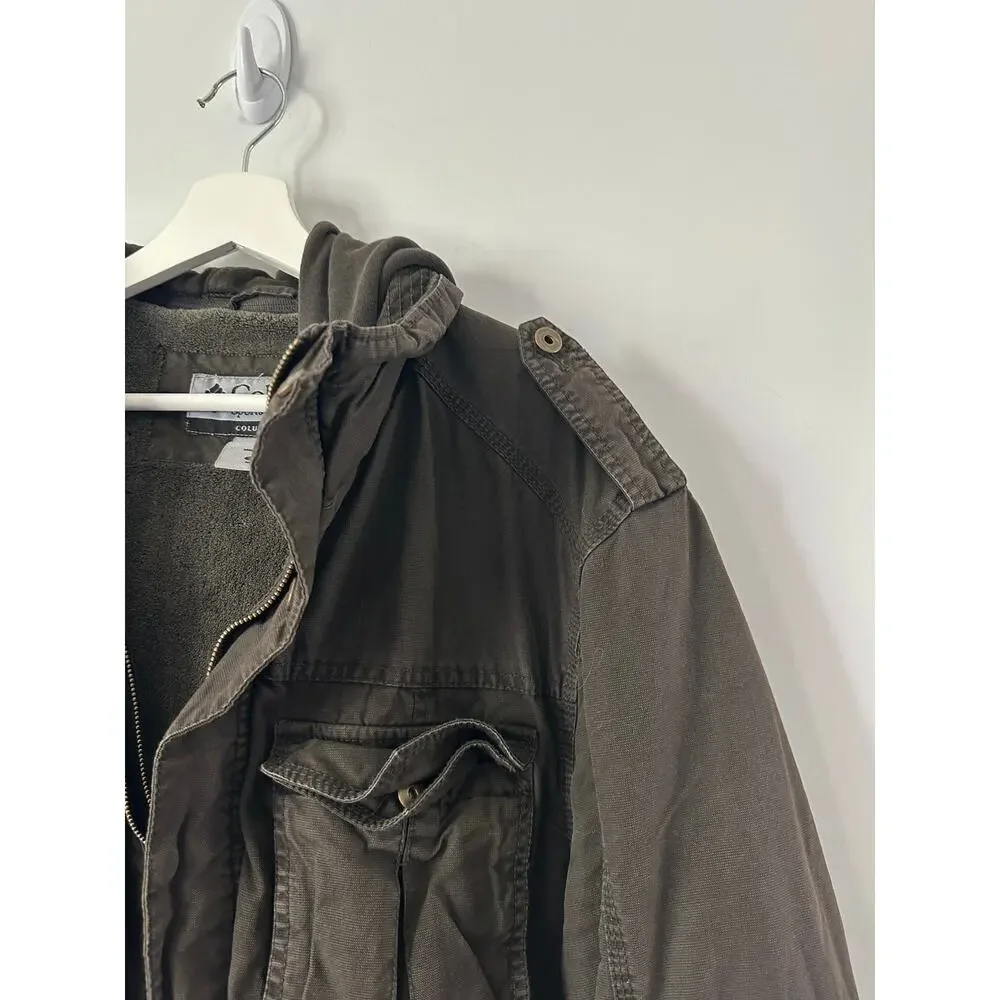 Columbia Utility Hooded Jacket size Large